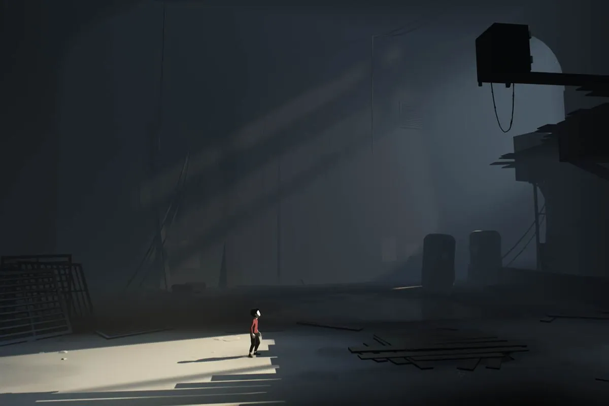 Hình ảnh bối cảnh đầy u ám, tăm tối của game Playdead's INSID‪E